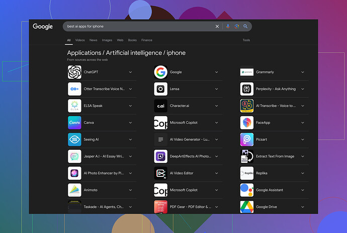 Need Recommendations for Top AI Apps on iPhone (2025)