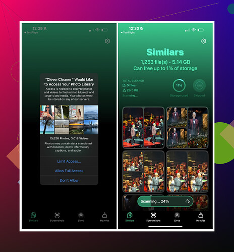 App Scanning Visualization