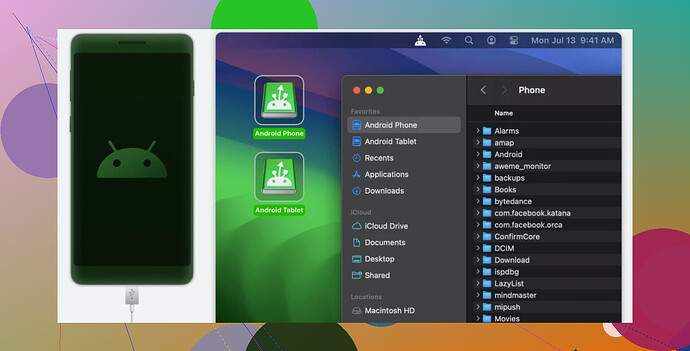 How to transfer files from Android to Mac?
