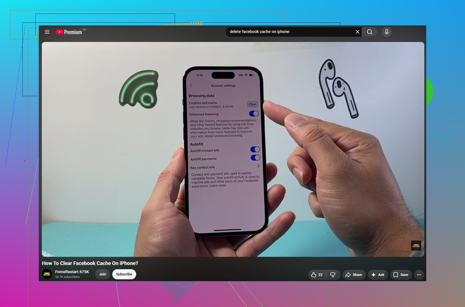 Hoe wis ik Facebook-gegevens op de juiste manier op de iPhone?